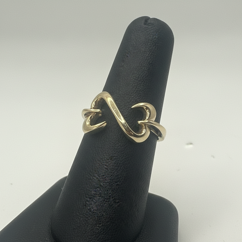 14KT Yellow Gold Infinity Ring
