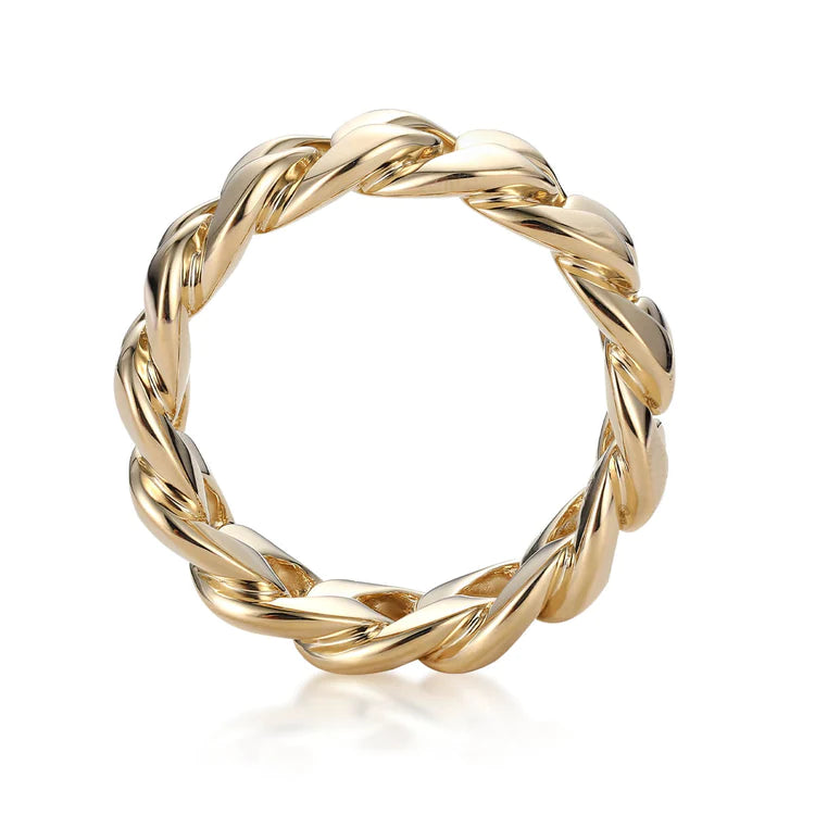 10KT MIAMI CUBAN RING 10MM