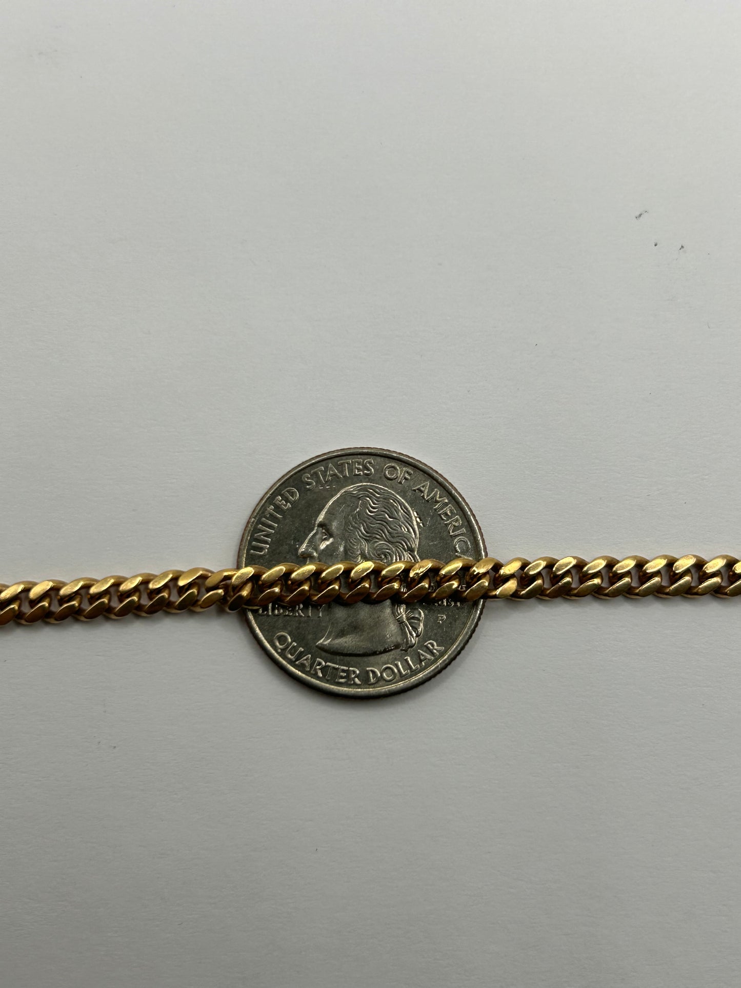 14KT Rose Solid Gold 4.2mm 20inch