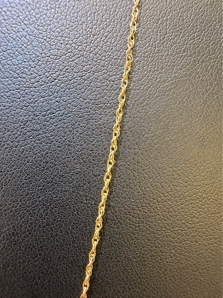 14K Yellow Gold Dolphin Pendant Necklace – 18" | R2028