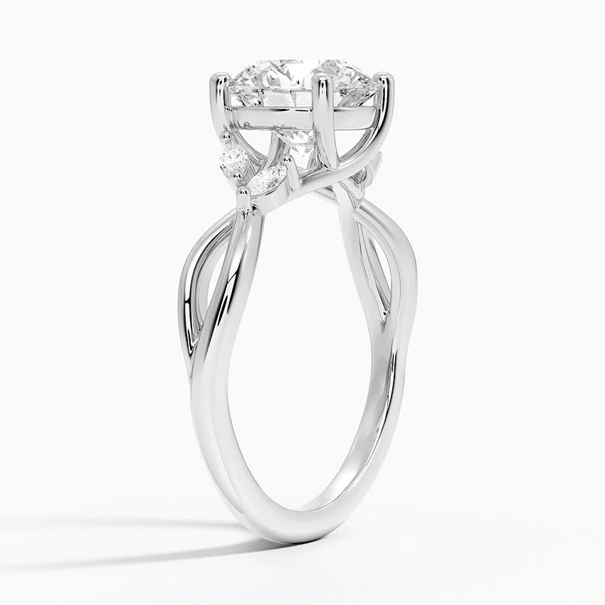 Infinity Diamond Engagement Ring