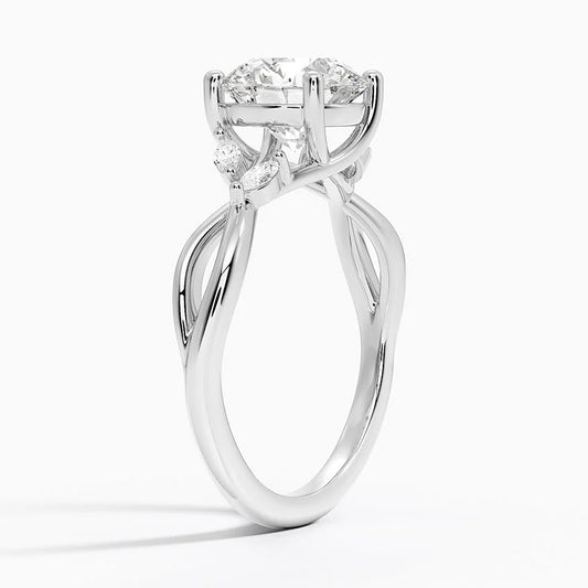 Infinity Diamond Engagement Ring