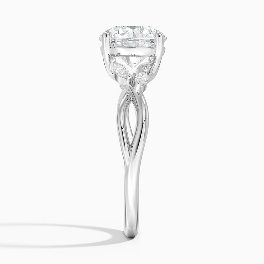Infinity Diamond Engagement Ring