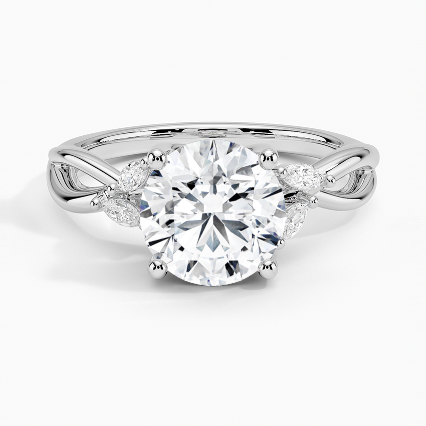 Infinity Diamond Engagement Ring