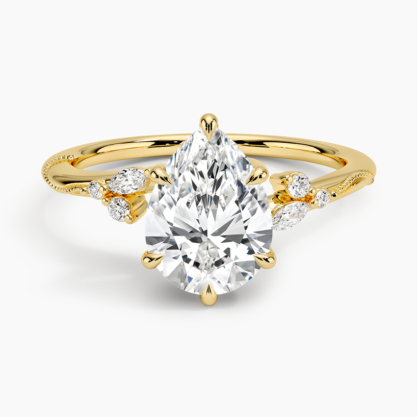 Pear Diamond Engagement Ring