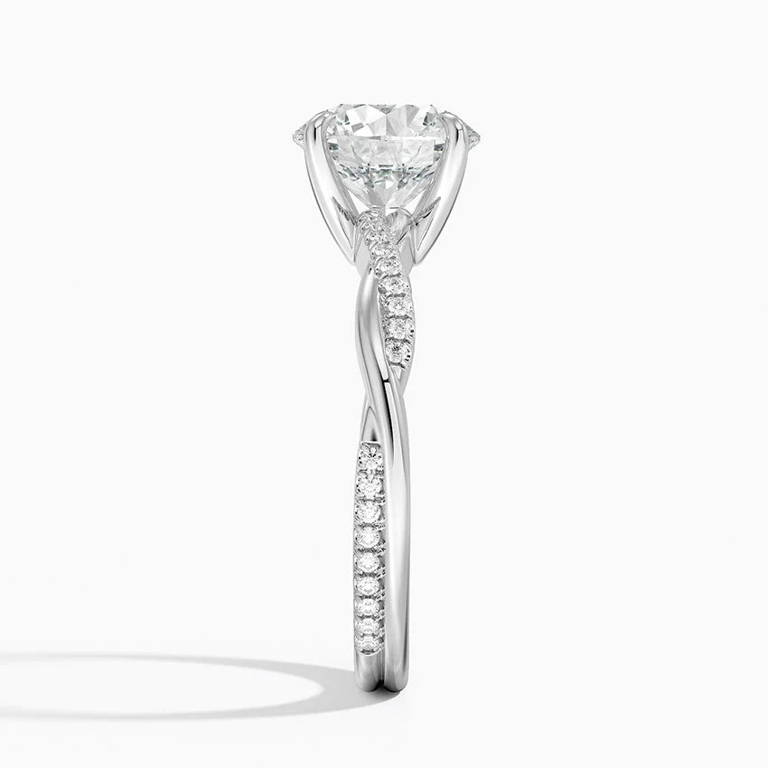 Vine Diamond Engagement Ring