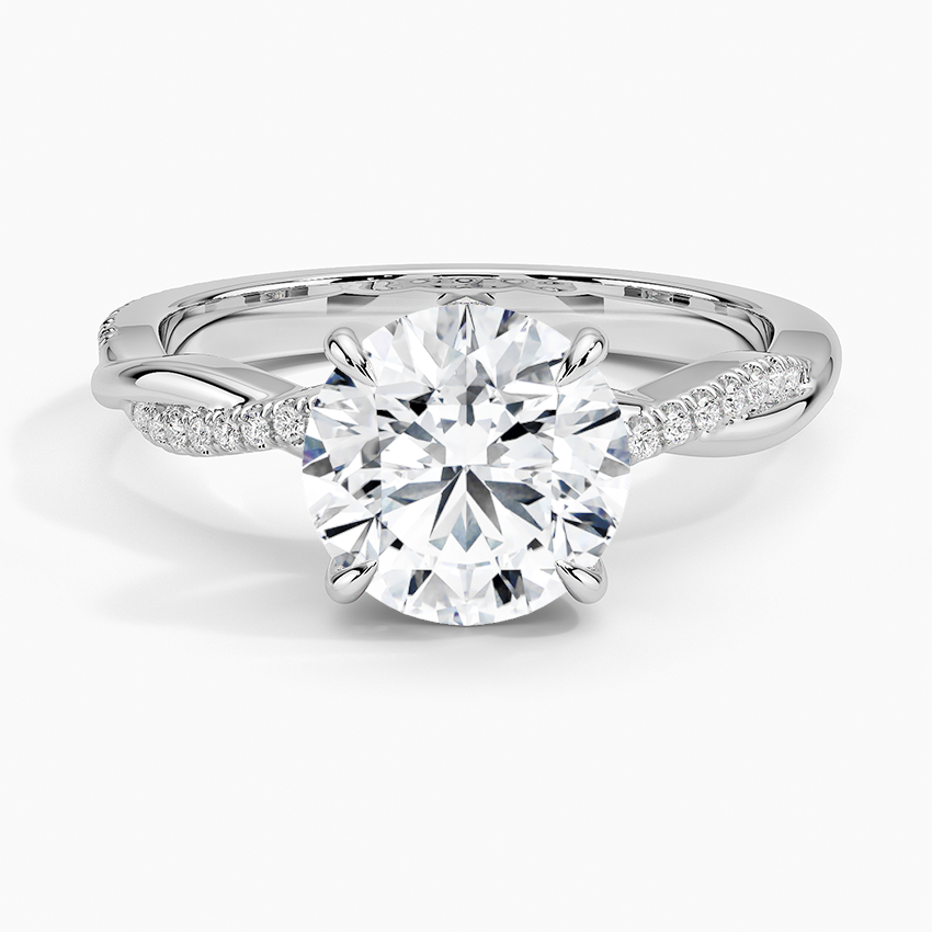 Vine Diamond Engagement Ring