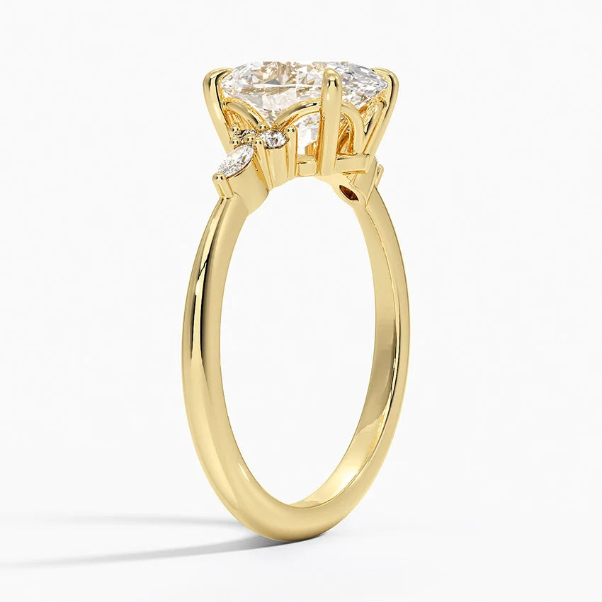 Oval Diamond Engagement Ring