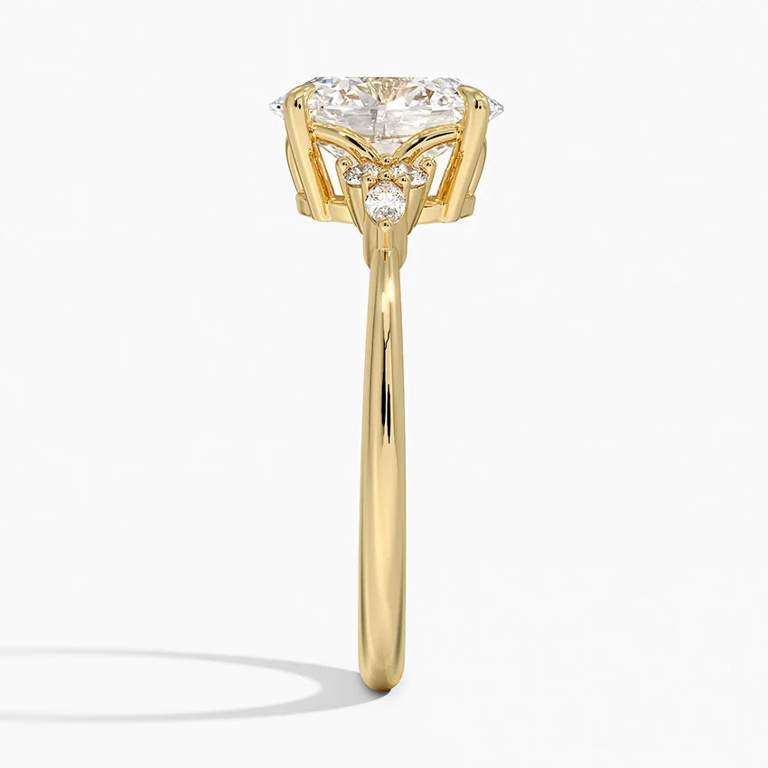 Oval Diamond Engagement Ring