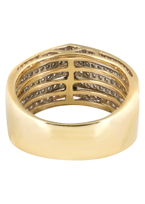 14K Ladies Diamond Cocktail Ring 0.59 Carats