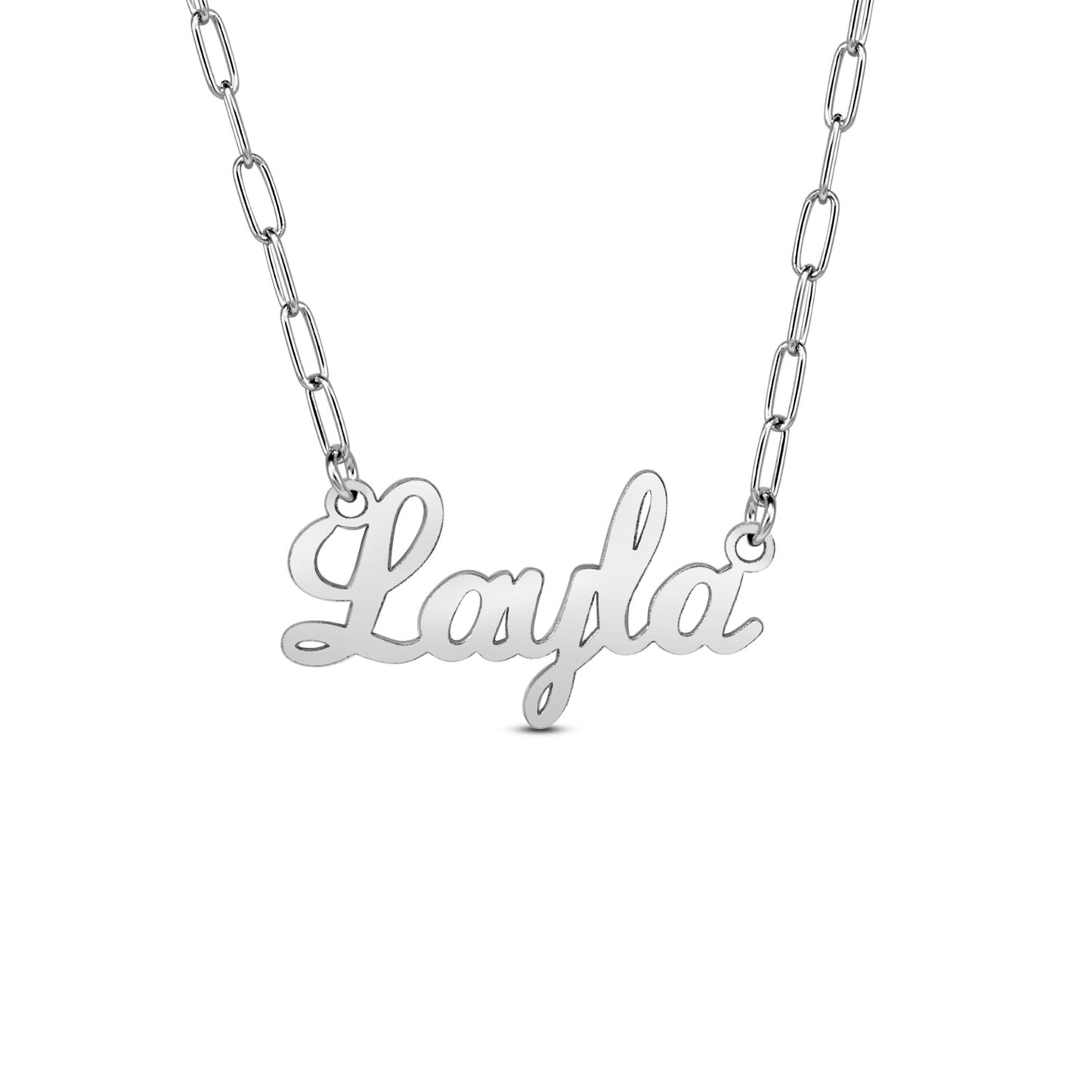 Cursive Silver 925 Name Necklace