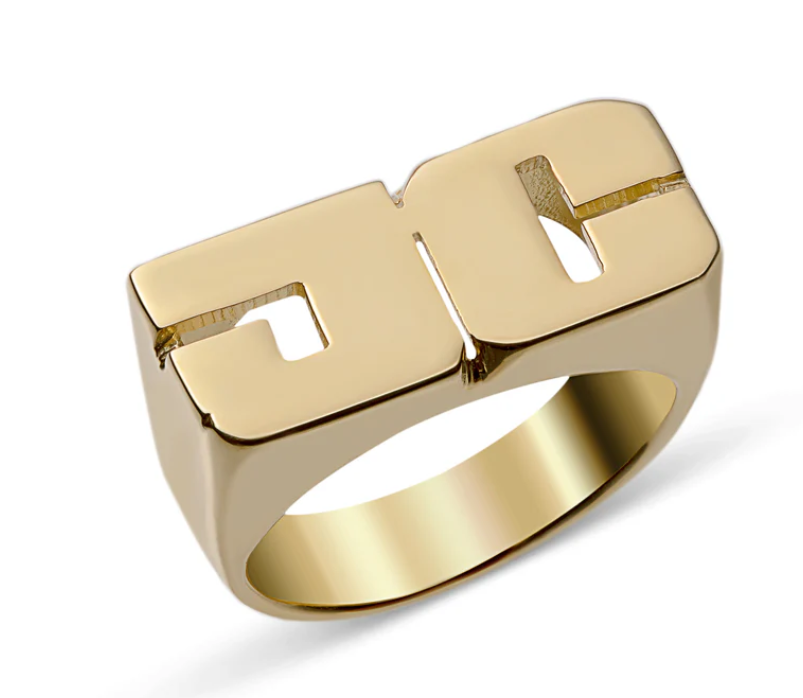 Custom Initial Ring - 2 Initials