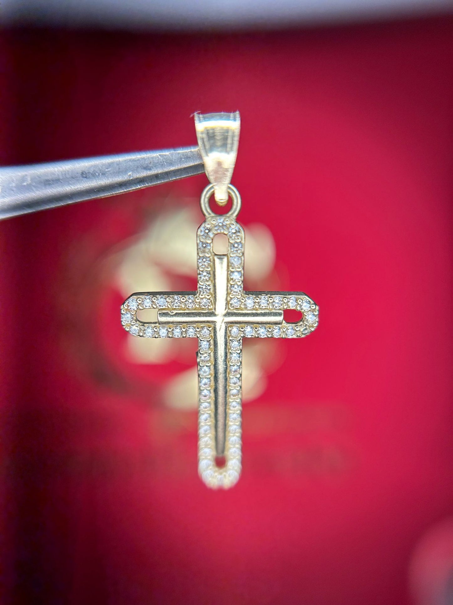 14Kt Gold Cross Pendent