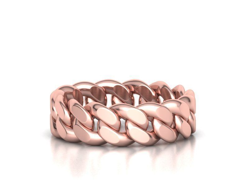 Solid Cuban Ring
