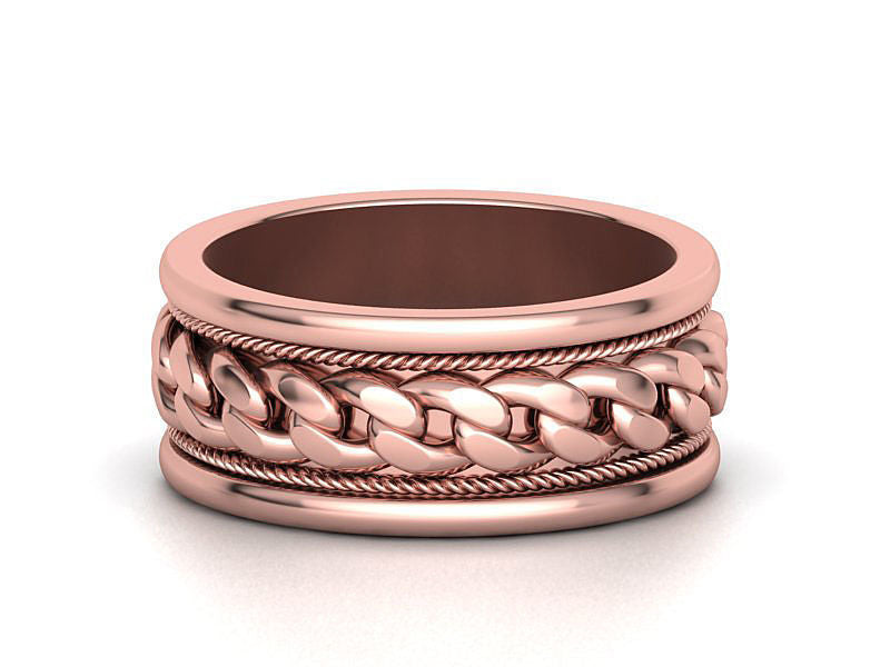 Cuban Wedding Band Ring