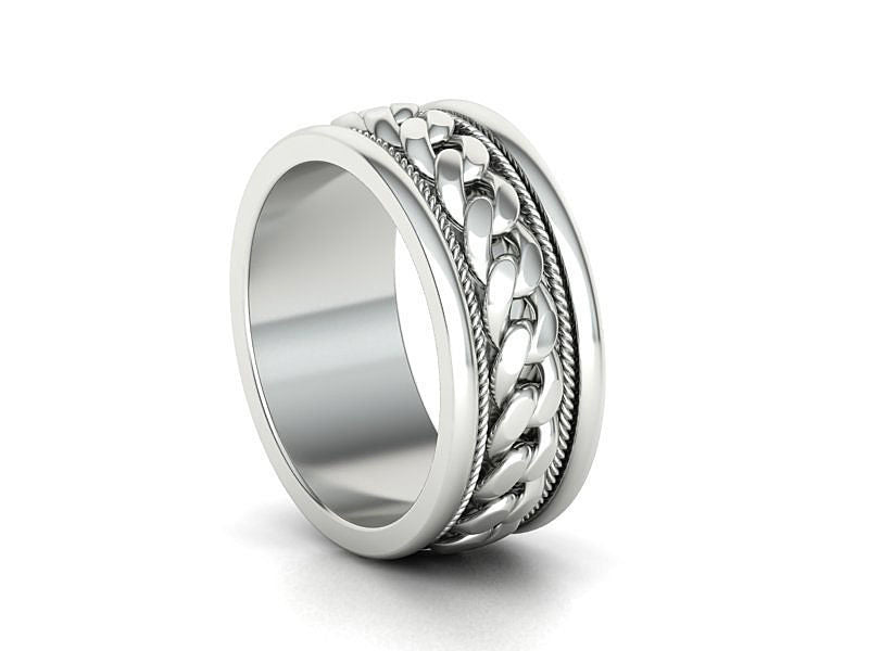 Cuban Wedding Band Ring
