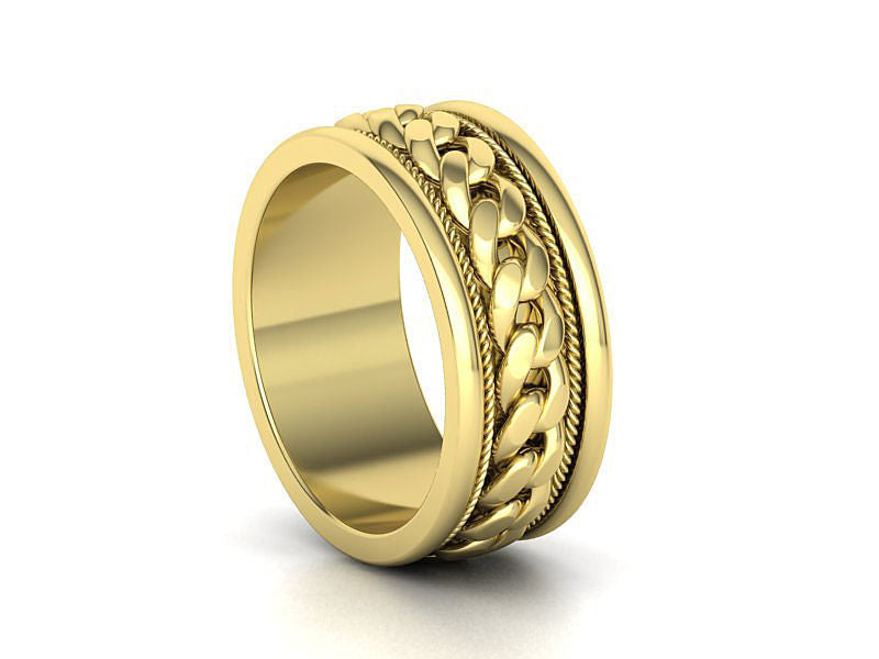Cuban Wedding Band Ring