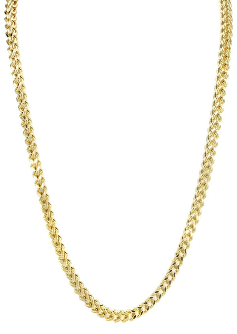 10K Yellow Gold Franco Chain 28 Inches 4.4mm