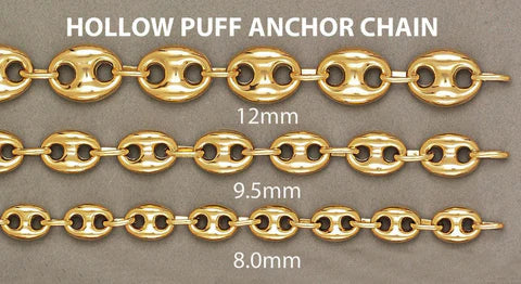 10KT PUFF GUCCI NECKLACE