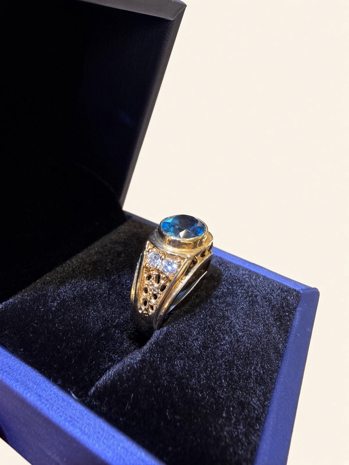 14K Yellow Gold December Zircon Ring – Size 10 | R1905