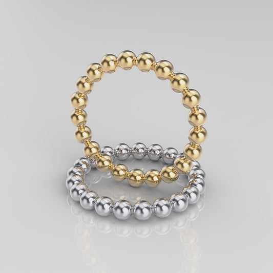 Gold Bead Ring