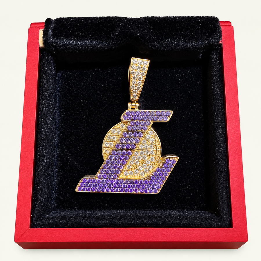 14K Yellow Gold Lakers Pendant – R783