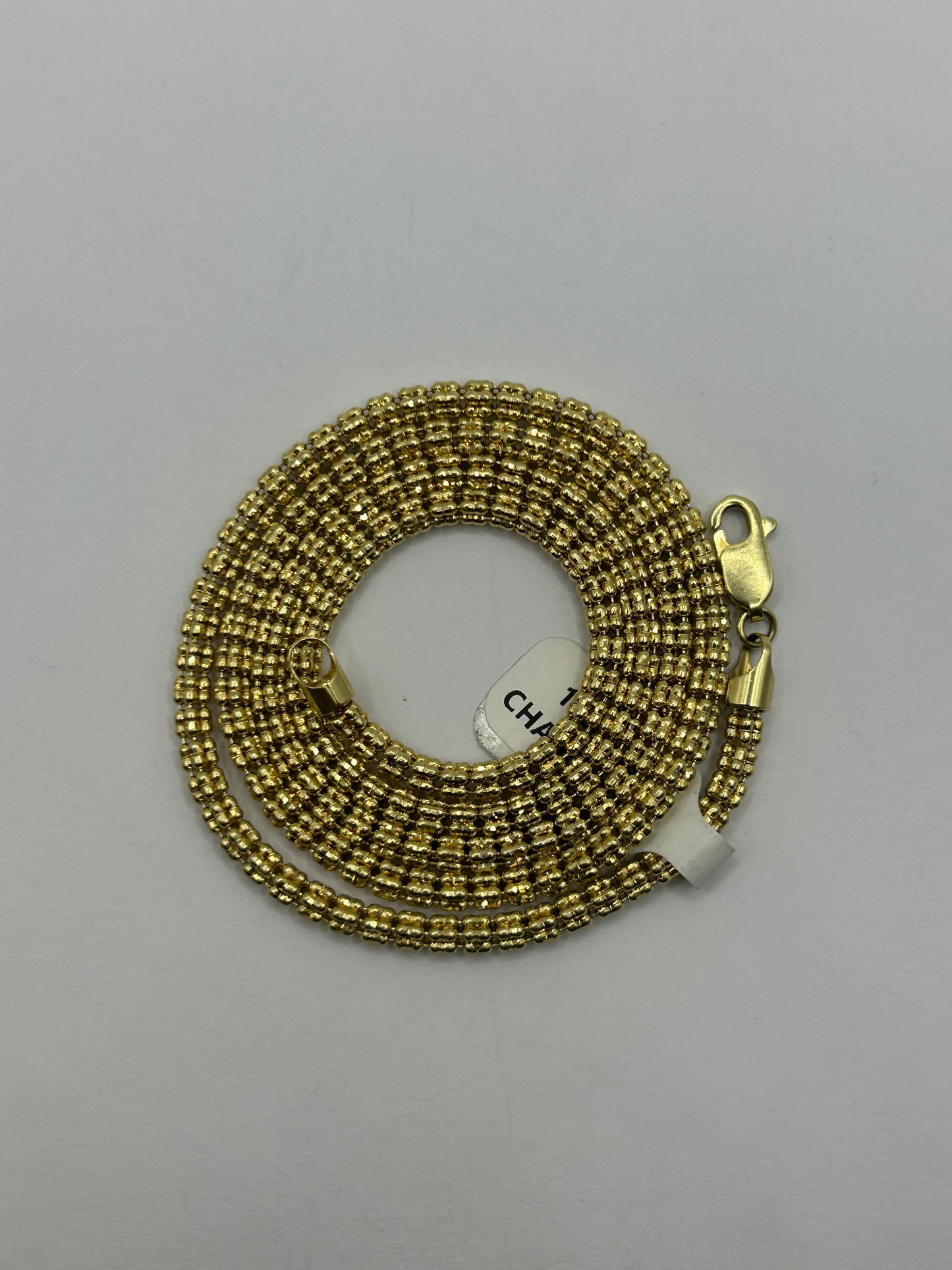 14KT Gold ICE Chain Necklace 3.5mm 20 inch
