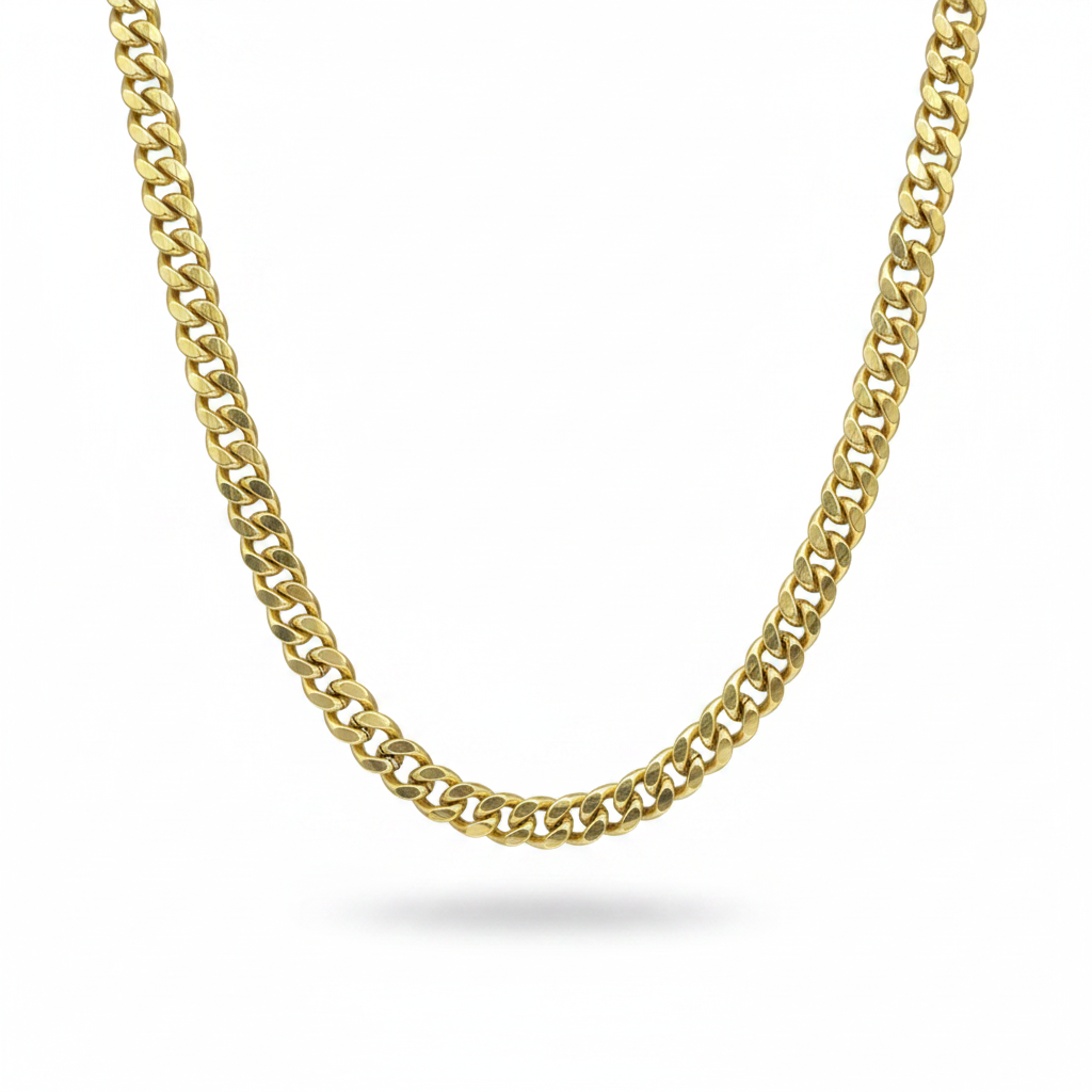 10KT Yellow Gold Cuban Link Chain – 22” | 8.7mm