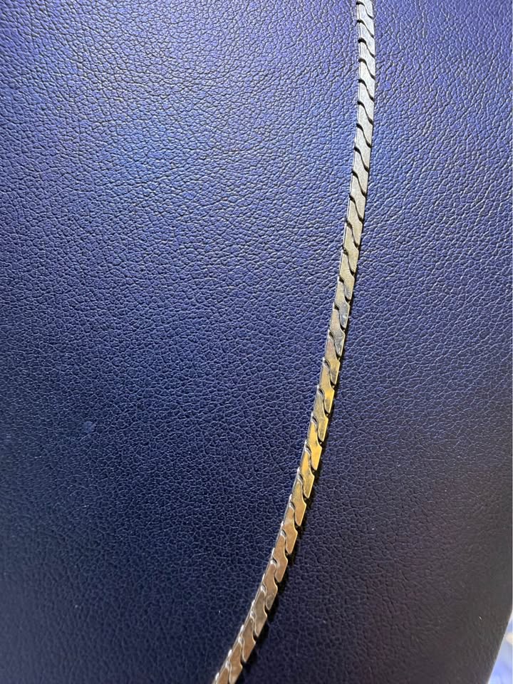 14K Yellow Gold Thick Flat Chain – 20" | 1.7mm | R1605