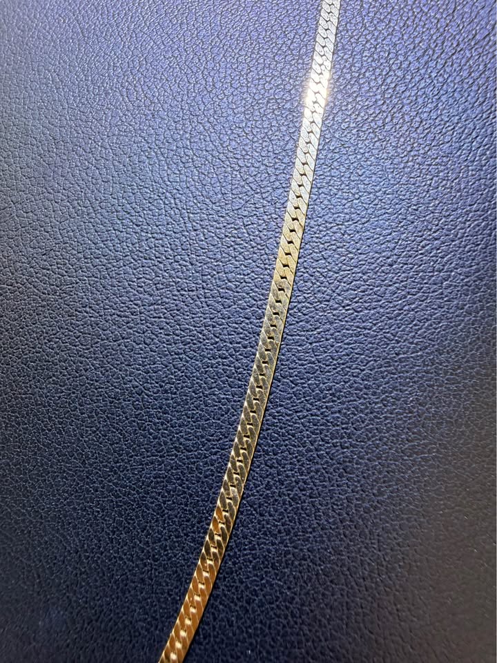 14K Yellow Gold Herringbone Necklace – 21" | 1.8mm | R2100