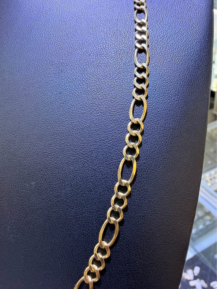 14K Yellow Gold Figaro Link Chain – 24" | 5mm | R1571