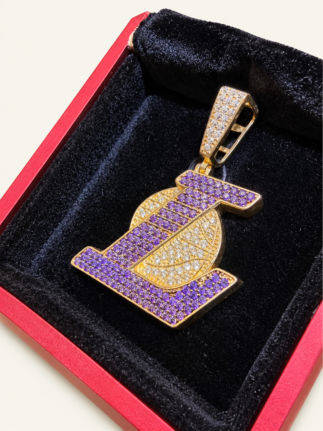 14K Yellow Gold Lakers Pendant – R783