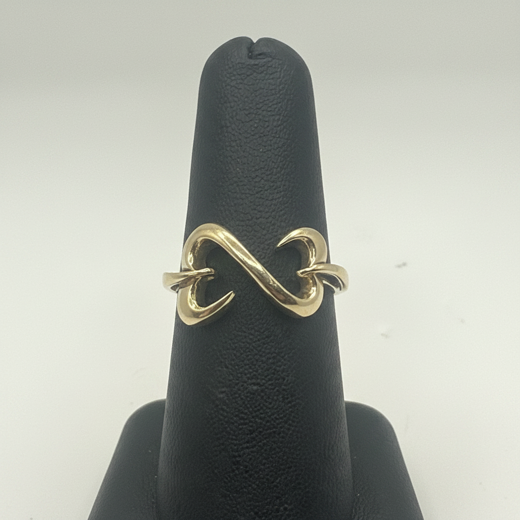 14KT Yellow Gold Infinity Ring