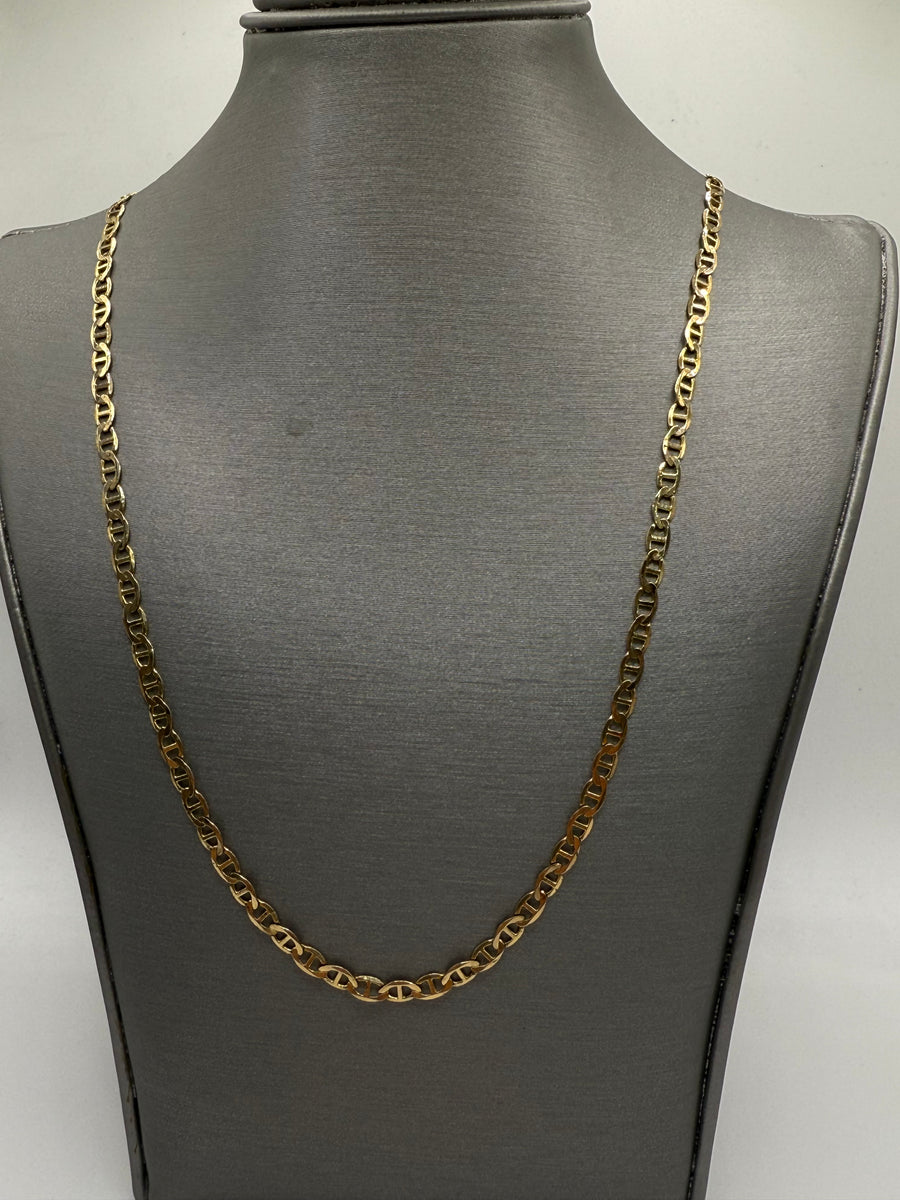 14Kt Yellow Gold Mariner Link Chain