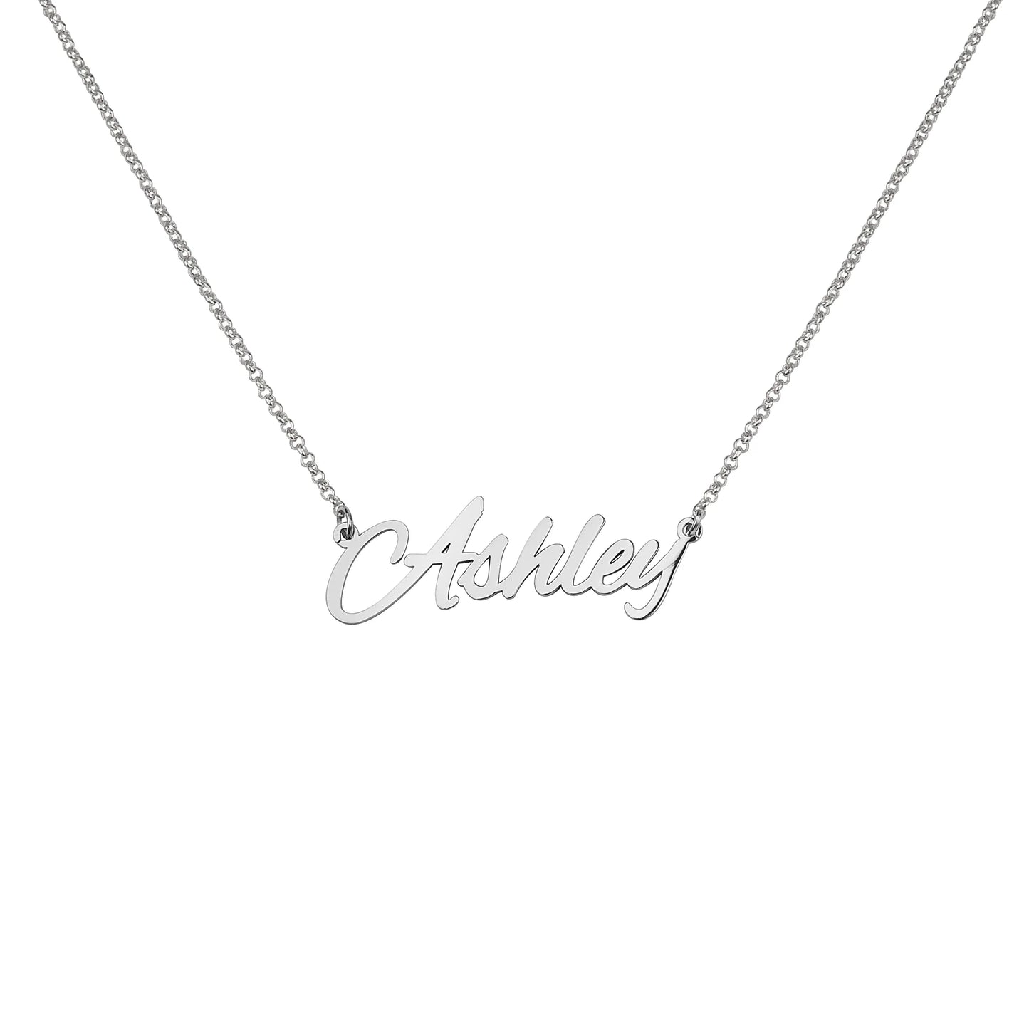 Cursive Silver 925 Name Necklace