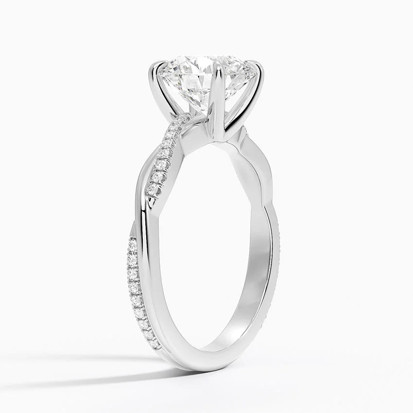 Vine Diamond Engagement Ring