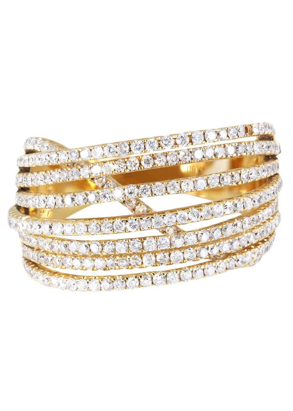 14K Ladies Diamond Cocktail Ring