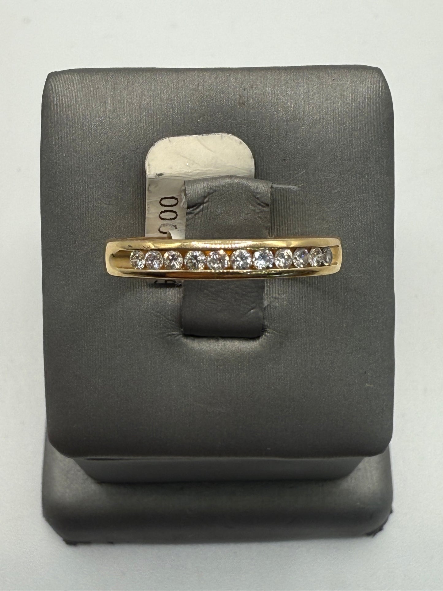 14k yellow gold diamond Band R1408