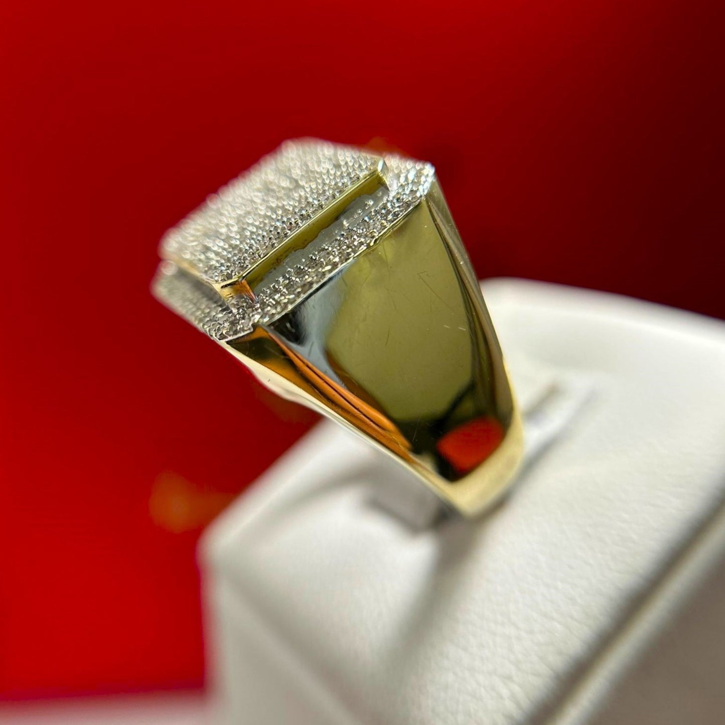 Father of Diamonds Gold Ring