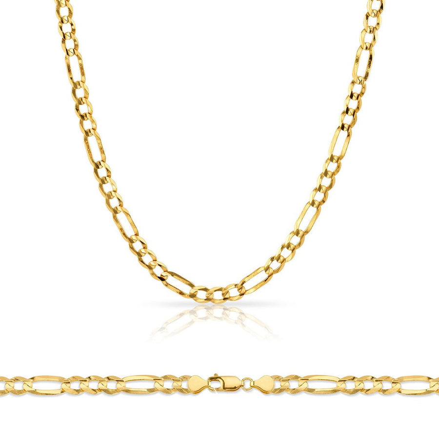10k Gold Figaro Chain