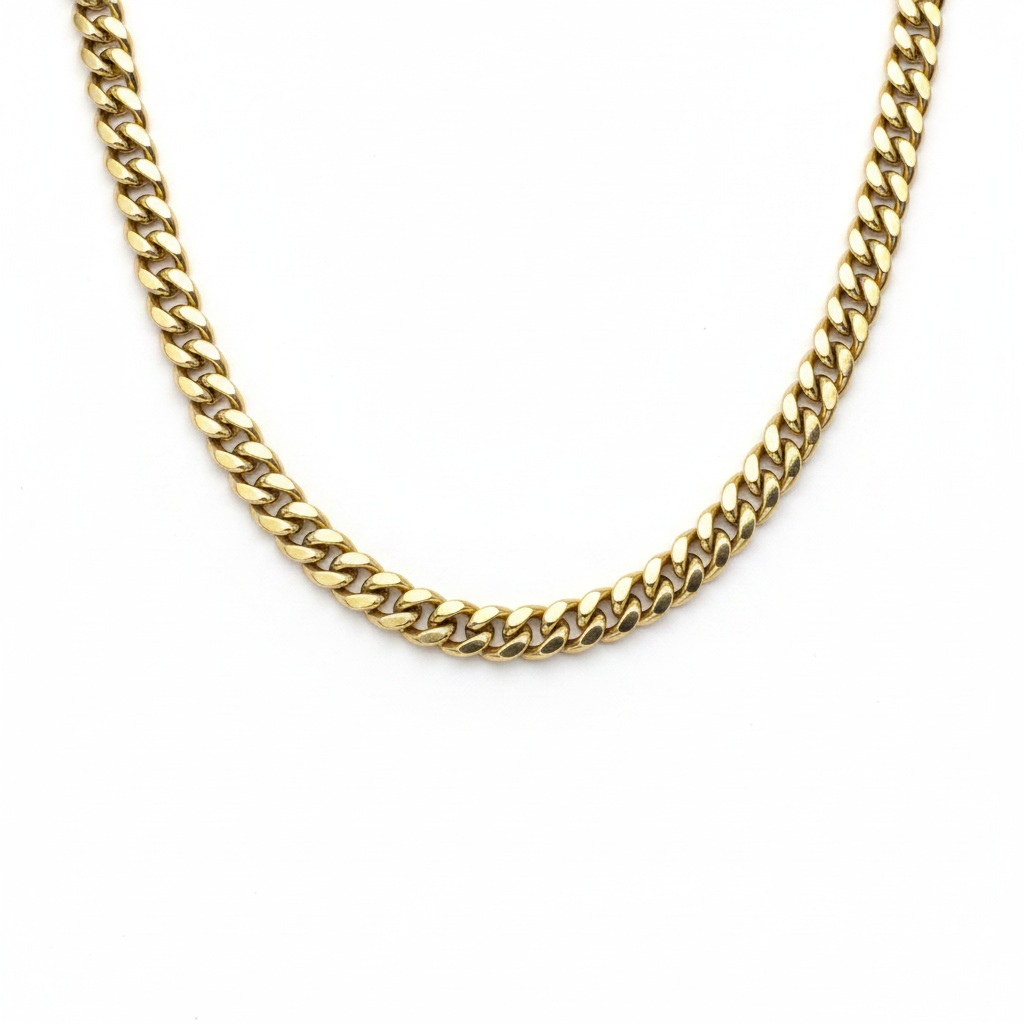 10KT Yellow Gold Cuban Link Chain – 22” | 8.7mm