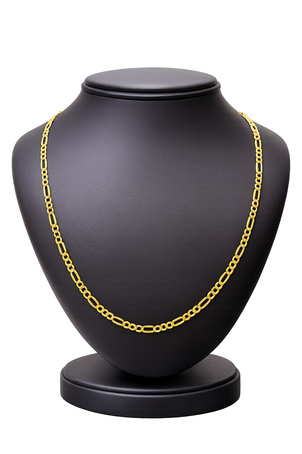 10KT GOLD FIGARO CHAIN 24inch 4mm $575