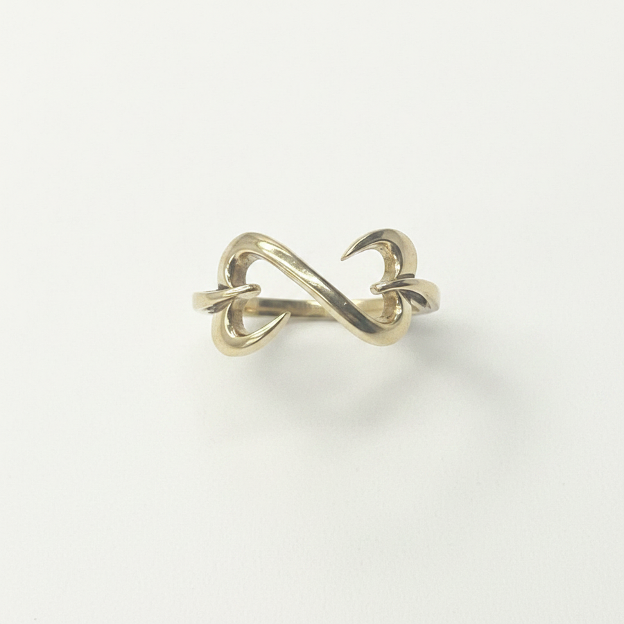 14KT Yellow Gold Infinity Ring