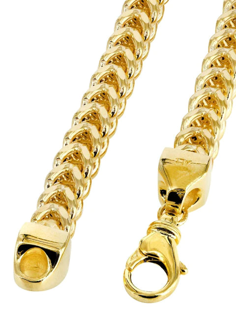 10K Yellow Gold Franco Chain 28 Inches 4.4mm