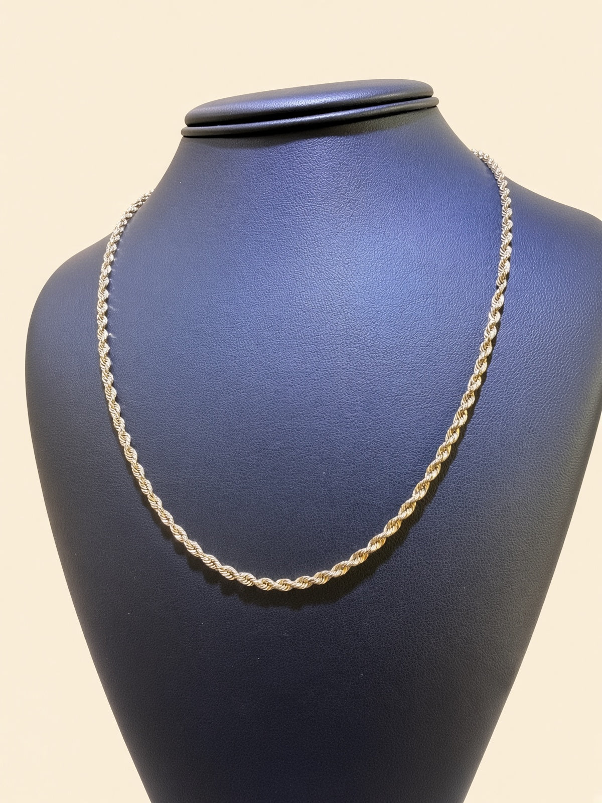 10K Yellow Gold Rope Chain – 20" | 2.75mm | R2219