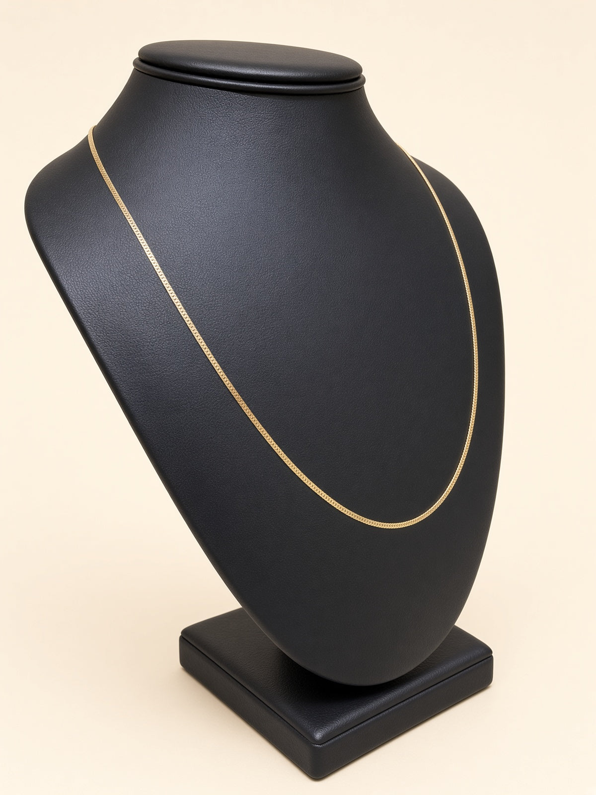 14K Yellow Gold Herringbone Necklace – 21" | 1.8mm | R2100