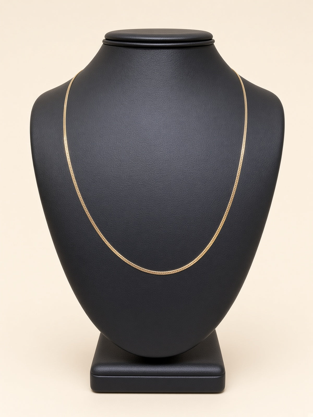 14K Yellow Gold Herringbone Necklace – 21" | 1.8mm | R2100
