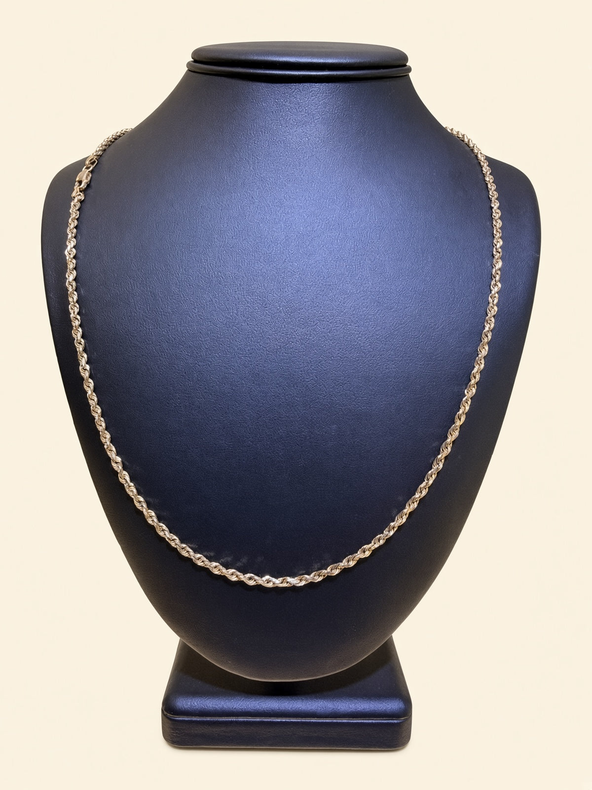10K Yellow Gold Solid Rope Chain – 20" | 2.5mm | R1945
