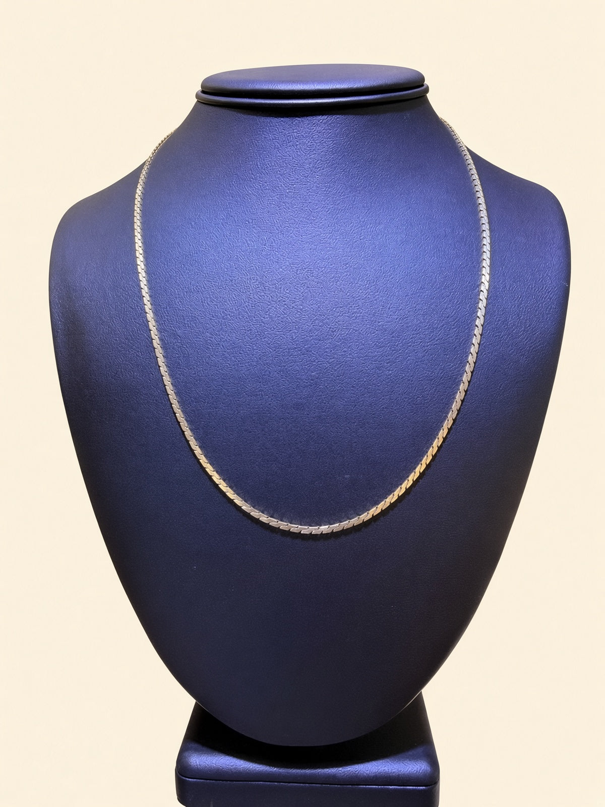 14K Yellow Gold Thick Flat Chain – 20" | 1.7mm | R1605