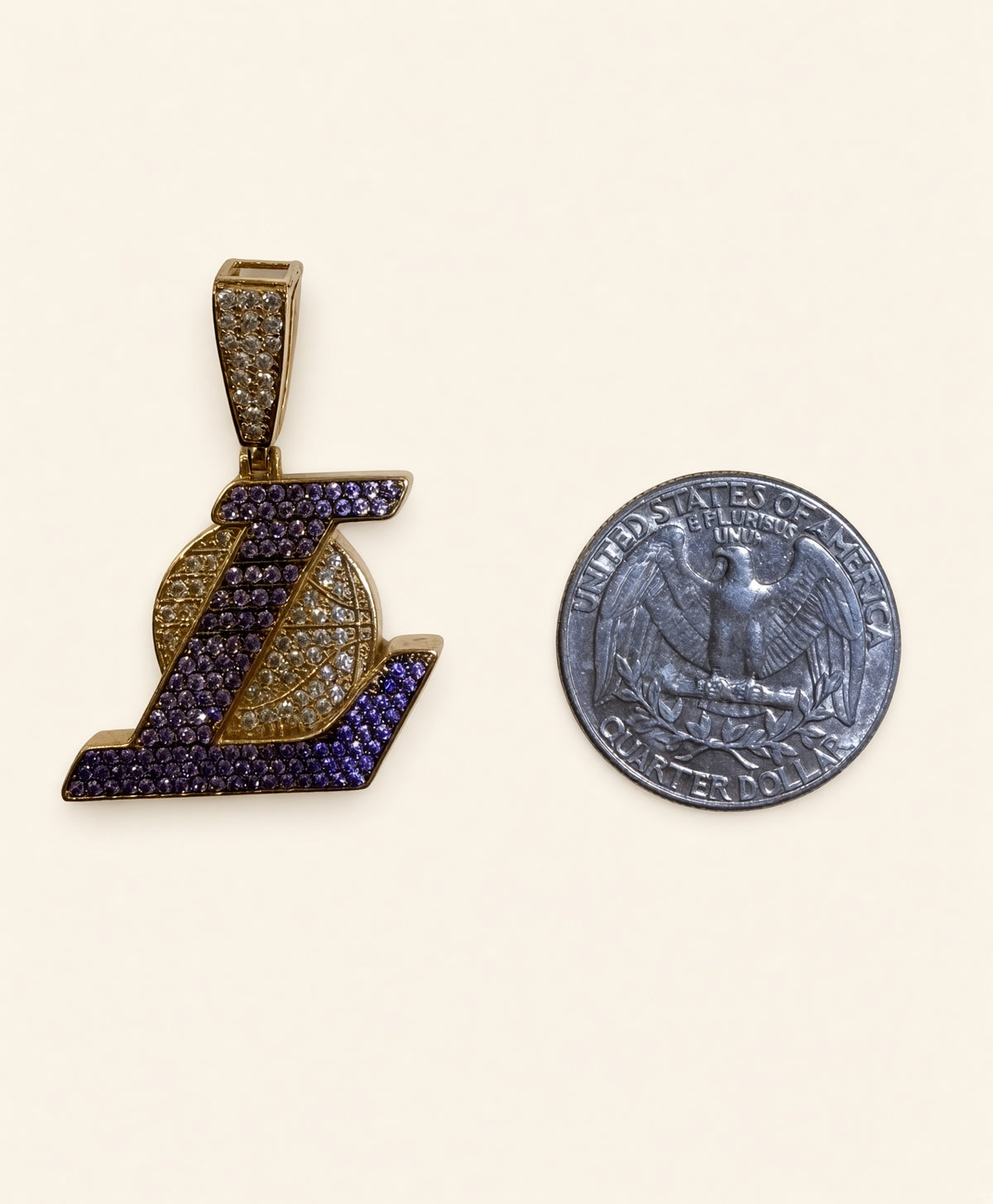 14K Yellow Gold Lakers Pendant – R783